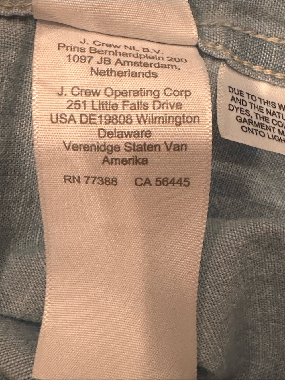 J. Crew Factory Chambray Classic Button Down Top Neutral Versatile Sz 2X - Picture 16 of 16